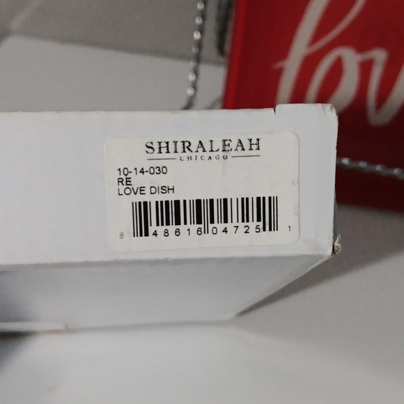SHIRALEAH in box Square LOVE Dish - Picture 4 of 5